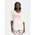 thumbnail image 1 of Hello Kitty Women's Football Tee with Short Sleeves, Sizes XXS-2XL, 1 of 5