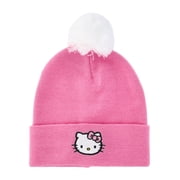 Hello Kitty Girl's Beanie Hat and Gloves Set, 2-Piece