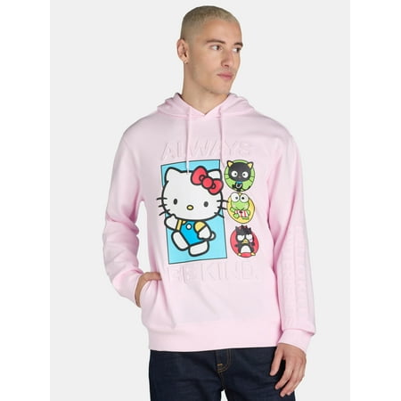 Hello Kitty Men's & Big Men's Graphic Hoodie Sweatshirt, Sizes XS-3XL