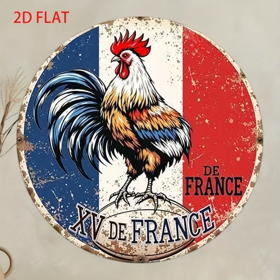 HELLOYOUNG 1 PC French rooster rugby wooden - suitable for bedrooms, bars, game rooms, cafes