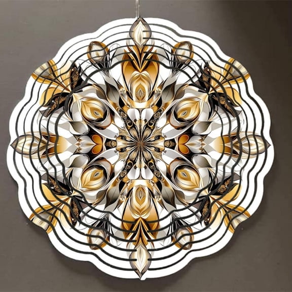 HELLOYOUNG 10 Inch Hanging Wind Chime Smart Bell Design Elegant Garden Decor Spring Summer Outdoor Decor Gift for Close Friends.Wind Chime