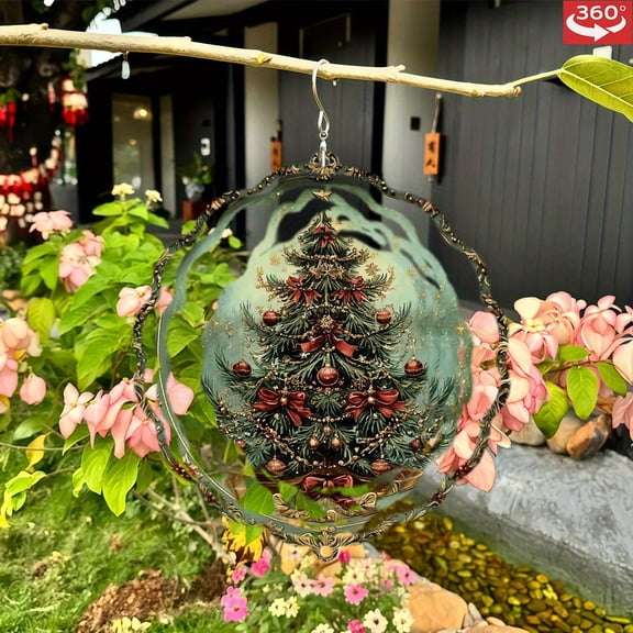 HELLOYOUNG 10inch 3D Phoenix Wind Spinner  Kinetic Wind Spinner, Easy Installation  Wind Chime Holiday Gift for Christmas Halloween Indoor Outdoor Decorations Sign