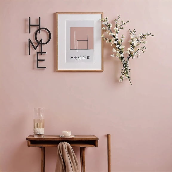 HELLOYOUNG 11.82 Inch Iron "HOME" Metal Sign Vertical Letter Hanging Decor Eco-Friendly Art Prints Ideal Home Decor Accessories for Nursery/Bedroom