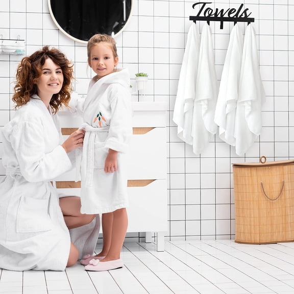 HELLOYOUNG 13.4 inch Towels iron Art Hanging hook Metal Wall Decoration Wall Pediments Wall Hanging for Bedroom/Bathroom Wall Transformation Artifact Highly practical