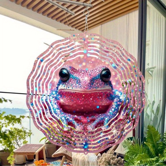 HELLOYOUNG 2D Flat Black Cat Wind Spinner 10 Inch - Boho Suncatcher with Weatherproof Rustproof Indoor Outdoor Decor for Garden Patio Christmas Gift Wind Chime