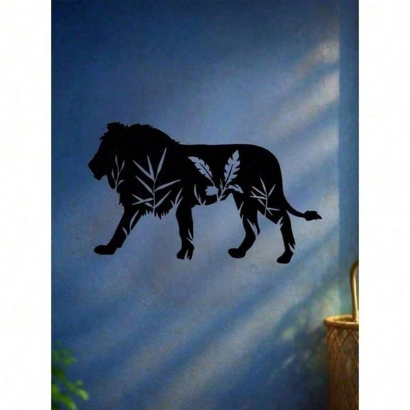 HELLOYOUNG Antique Iron Lion Wall Sculpture, Gothic Metal Wall Art Decor for Living Room Bedroom Office, Dark Academia Moody Home Decor, Unique Halloween Gift for Men Women Housewarming