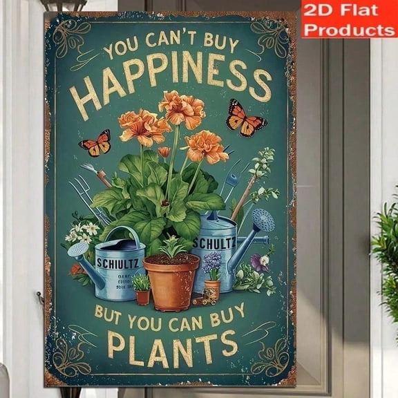 HELLOYOUNG Antique Rustic Farmhouse Vintage Metal Wall Decorative Plaques and Signs for Outdoor Garden Patio Balcony Cafe School Art Decor