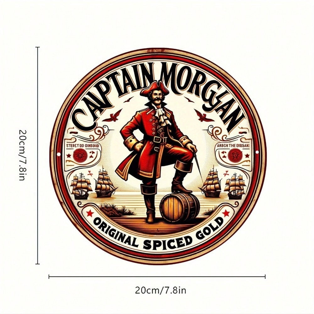 Captain Morgan Signs for Home Bar Decor