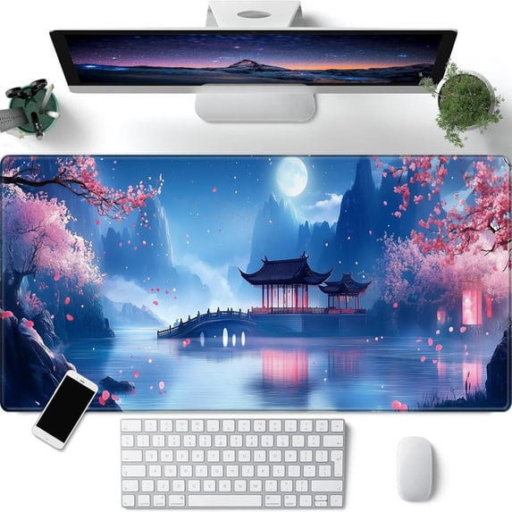HELLOYOUNG Chinese Landscape Gaming Mouse Pad Non Slip Rubber Base helloyoung-chinese-landscape-gaming-mouse-pad-non-slip-rubber-base