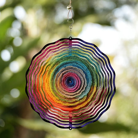 HELLOYOUNG Colorful Theme Outdoor Wind Chimes Air Pendant Homestay Decoration Holiday Party Gift Year Round Decor
