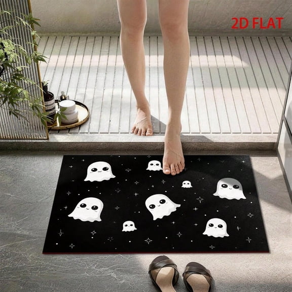 HELLOYOUNG Diatom Mud Bath Mat Non Slip Quick Dry, Absorbent Stone Floor Mat for Bathroom Shower Entryway, Easy Clean Anti Skid Backing