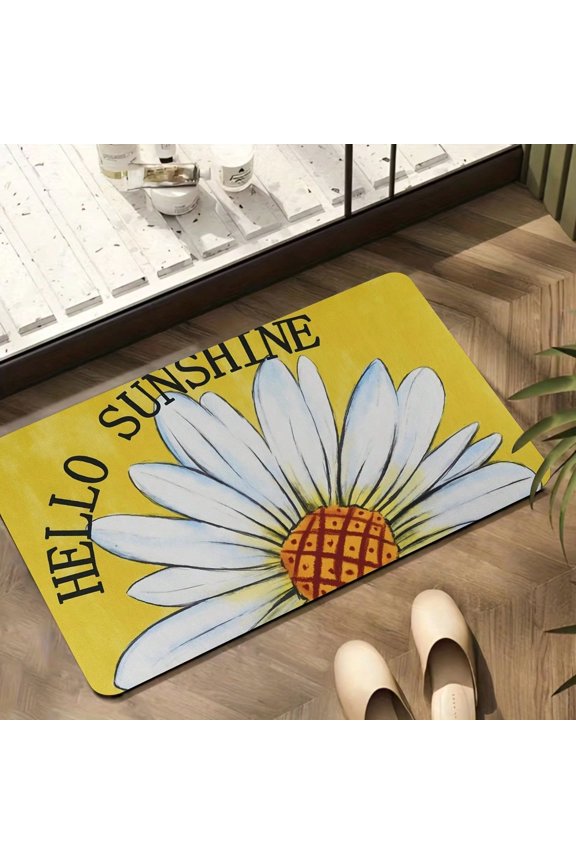 Diatom Mud Doormat Absorbent Non-Slip Floor Mat, High-Definition Art Print, Quick Dry Kitchen Bathroom Entryway Rug, Durable Water-Absorbent Entry Mat for Indoor Use
