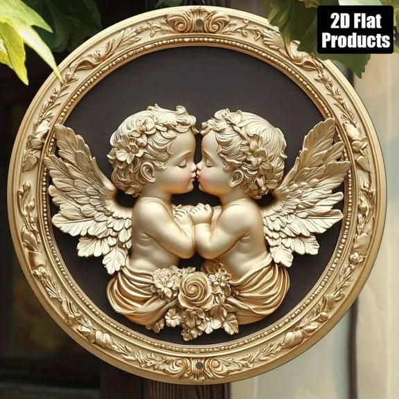 HELLOYOUNG Elegant Round Wall Art Peel and Stick Mural Removable Vinyl Decals for Living Room Bedroom Home Decor