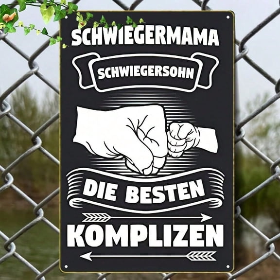 HELLOYOUNG Funny Family Wedding Sign Iron Metal Wall Decor Poster Home Party Gift Rustic Tin Art Personalized Housewarming