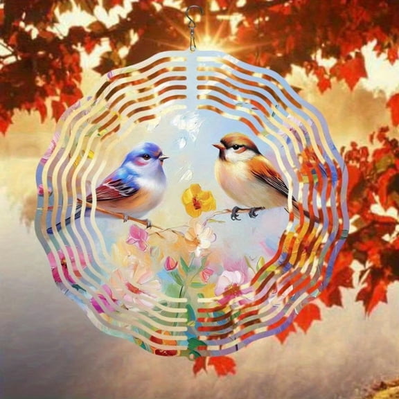 HELLOYOUNG Gnome Wind Spinner 2D Metal Kinetic Art Outdoor Garden Decor,Christmas Yard Spinner Wind Chimes with Rust-Resistant Weatherproof Design for Patio Lawn