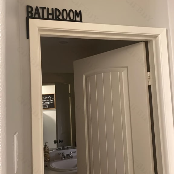 HELLOYOUNG Gothic Wall Decor Metal Sign with Custom Letters Halloween Decor Home Decor Bathroom Bedroom Kitchen Wall Art - Vintage Industrial Farmhouse Style Waterproof Rustproof Door Hanger