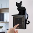 thumbnail image 1 of HELLOYOUNG Halloween Black Cat Decor, Acrylic Home Decor Sign for Halloween, Perfect for Bathroom Bedroom Living Room, Spooky Festive Decor with Easy To Clean Design, 1 of 6