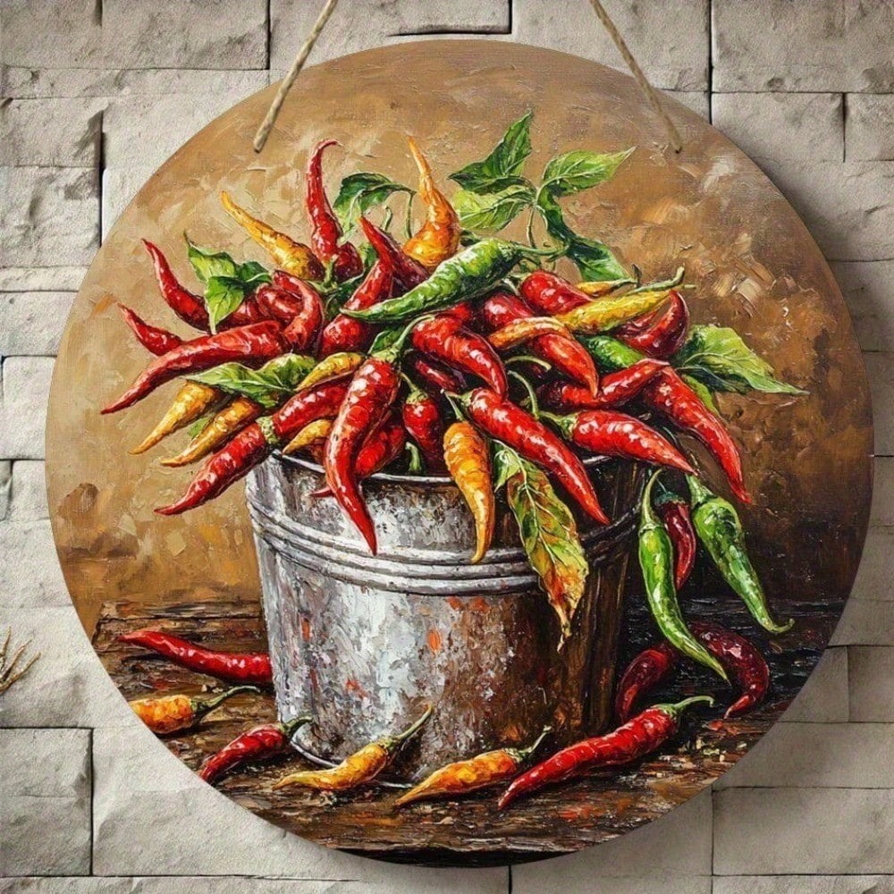 Chili Pepper Kitchen Decor for Home Walls
