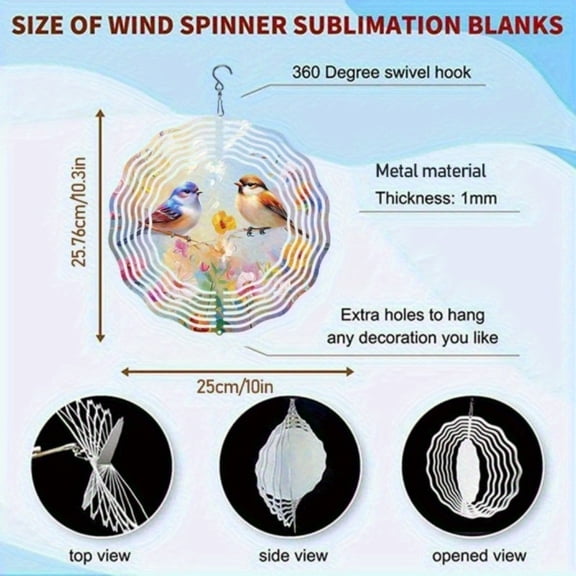 HELLOYOUNG Metal Christmas Gnome Wind Chime Spinner - 2D Kinetic Garden Art, Outdoor Decor for Yard & Festive Seasons, No-Battery Holiday Gnome Ornament