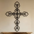 thumbnail image 1 of HELLOYOUNG Metal Cross Wall Art Decorative Sculpture, Retro Religious Wall Decor for Living Room Church  Indoor Outdoor, Ideal  Easter Holiday Gift Outdoor Decorations & Accessories, 1 of 10