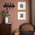 thumbnail image 1 of HELLOYOUNG Metal Key Holder with Hat and Towel Rack, Wall Mounted Iron Art Organizer for Bathroom Accessories, Coat Rack with Tentacle Keychain Hanger, Entryway Storage, 1 of 11