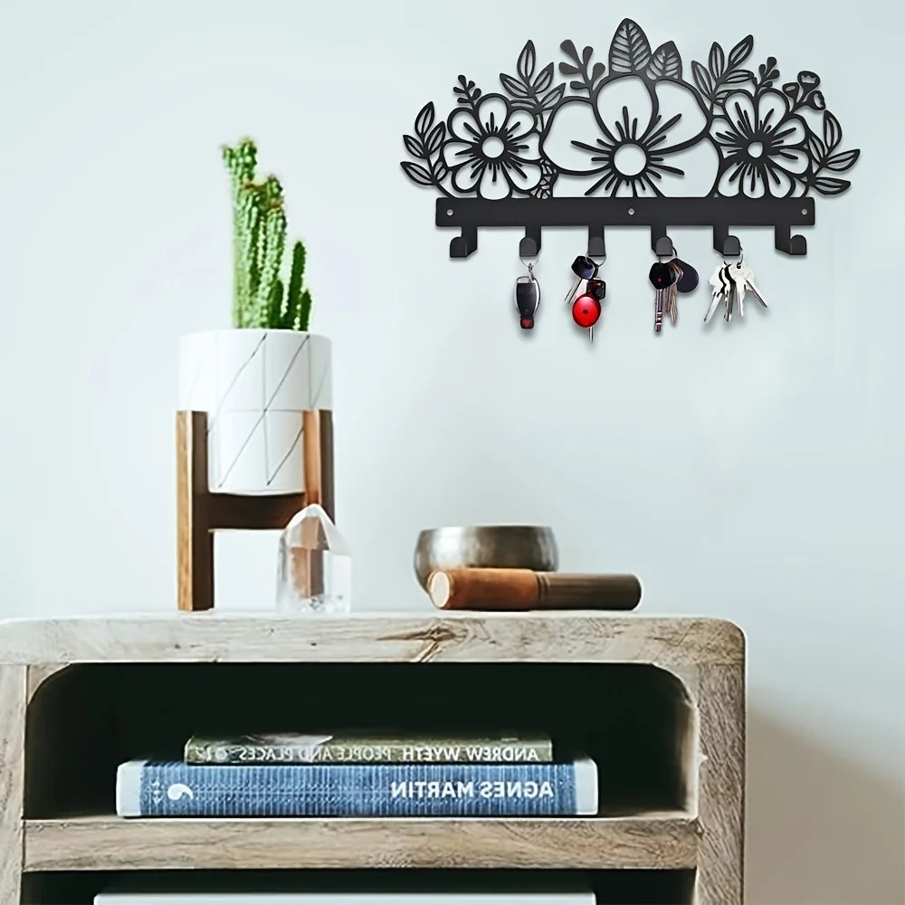 Hello Coat Rack HELLOYOUNG Metal Wall Art Coat Rack, Wall Mounted Coat Rack Coat Racks ...