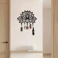 thumbnail image 1 of HELLOYOUNG Metal Wall Coat Rack, 6 Hook Heavy Duty Wall Mounted Hanging Storage Organizer, Black Iron Entryway Hallway Home Decor Bedroom Closet, 1 of 6