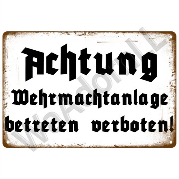 HELLOYOUNG Russian Warning Tin Sign Metal Wall Decor Retro Vintage Bar Pub Garage Home Wall Art Plaque