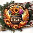 thumbnail image 1 of HELLOYOUNG Rustic Iron Wall Art 7.87x7.87in Hydrangea Sunflower Flowers, Farmhouse Cottage Style Home Decor for Entryway Patio, Fall Autumn Trending TikTok, 1 of 5