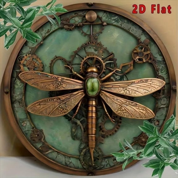 HELLOYOUNG Steampunk Lizard Metal Wall Art 8x10 Inch Steampunk Decor Dual-Use Desktop Ornament for Home Office Bedroom Unique Rustic Gift