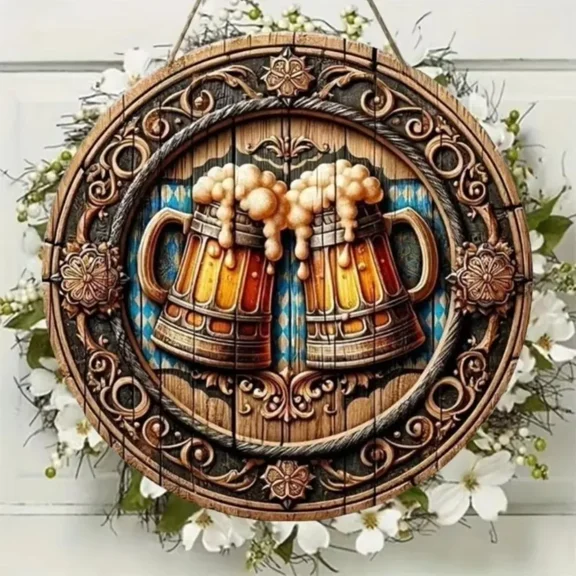 HELLOYOUNG Unique Beer Party Decorations: Enhancing Your Man Cave, Garage, or Living Room with Creative Beer Cup Designs and Decor