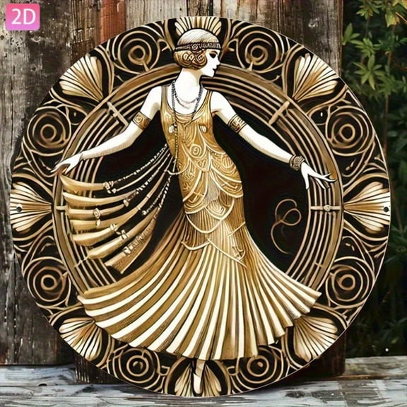 HELLOYOUNG Vintage Aluminum Wall Sign 1920s Retro Metal Plaque 2D Flat for Home Bar Cafe Garden Decor Wall Art