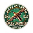 thumbnail image 1 of HELLOYOUNG Vintage Duck Unlimited Retro Tin Sign 8x8 Inch Rustic Farmhouse Wall Decor Metal Art for Bar Pub Cabin Man Cave Homestead, 1 of 13