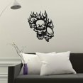 thumbnail image 1 of HELLOYOUNG Vintage Gothic Skull Metal Wall Art Decor Handmade Iron Craft TIKI Bar Home Ornament Holiday Decorations, 1 of 7