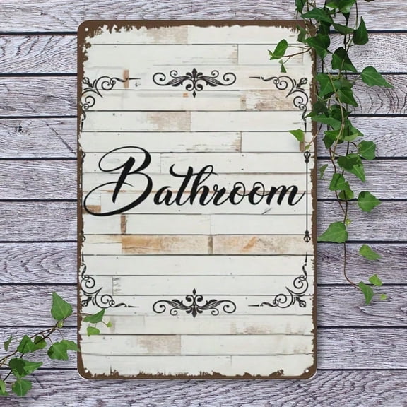 HELLOYOUNG Vintage Metal Tin Sign Be Happy Inspirational Quote, Retro Funny Wall Art Decor 8x12in Unframed Plaque for Home Office Farmhouse Kitchen