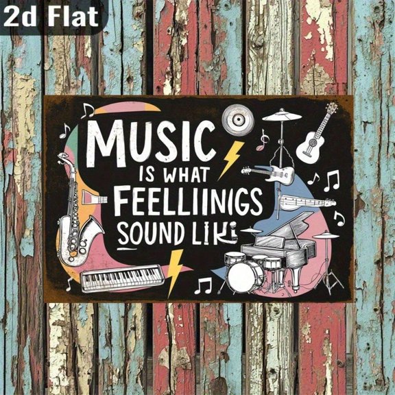 HELLOYOUNG Vintage Musical Notes Retro Treble Clef Blanket Rustic Soft Flannel Throw for Music Lovers, 7.8x11.8 Inch Cozy Home Decor