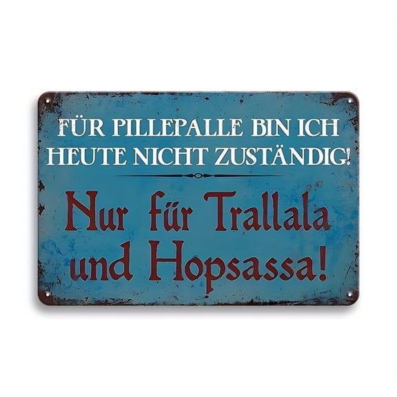 HELLOYOUNG Vintage Tin Sign 12x8 Inch Funny Sarcastic Quote Metal Wall Art, Humor Office Decor for Man Cave Bar Garage Shop, Gift for Men Home