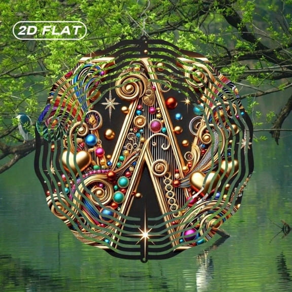 HELLOYOUNG Wind Chime Outdoor, Bohemian Metal Wind Chimes for Garden Decor with Beads Bells, Weatherproof Rust-Resistant Suncatcher Hanging Ornament