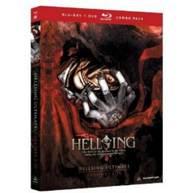 HELLSING ULTIMATE-VO1-4 BOX SET (BLU-RAY/DVD COMBO/5 DISC SET) (Blu-ray)