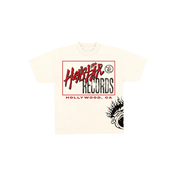 HELLSTAR MENS HELLSTAR RECORDS T-SHIRT "Grey" HSR175 HSR175 from Stadium Goods