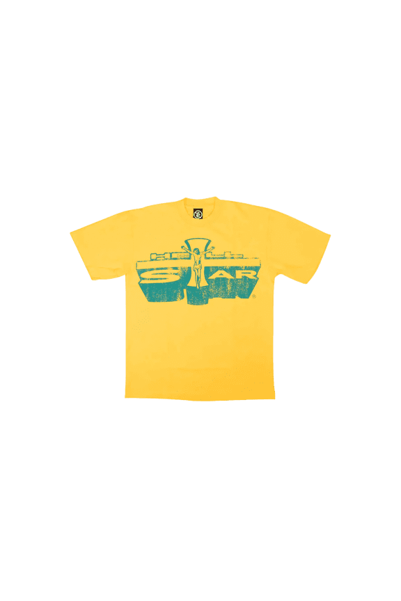 MENS Jesus Emblem T-Shirt "Yellow" HSR120 HSR120 from Stadium Goods