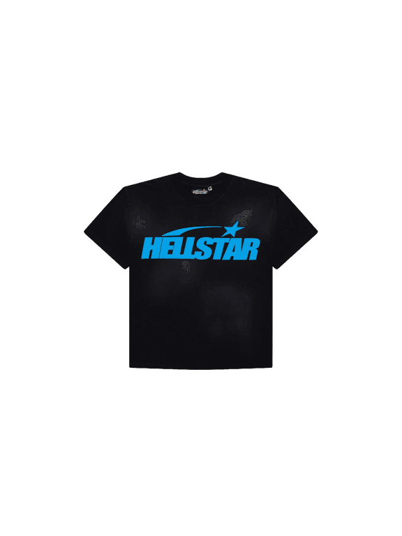 MENS Studios Blue Classic Logo Short Sleeve T-Shirt "Black / Blue" HSR118 HSR118 from Stadium Goods