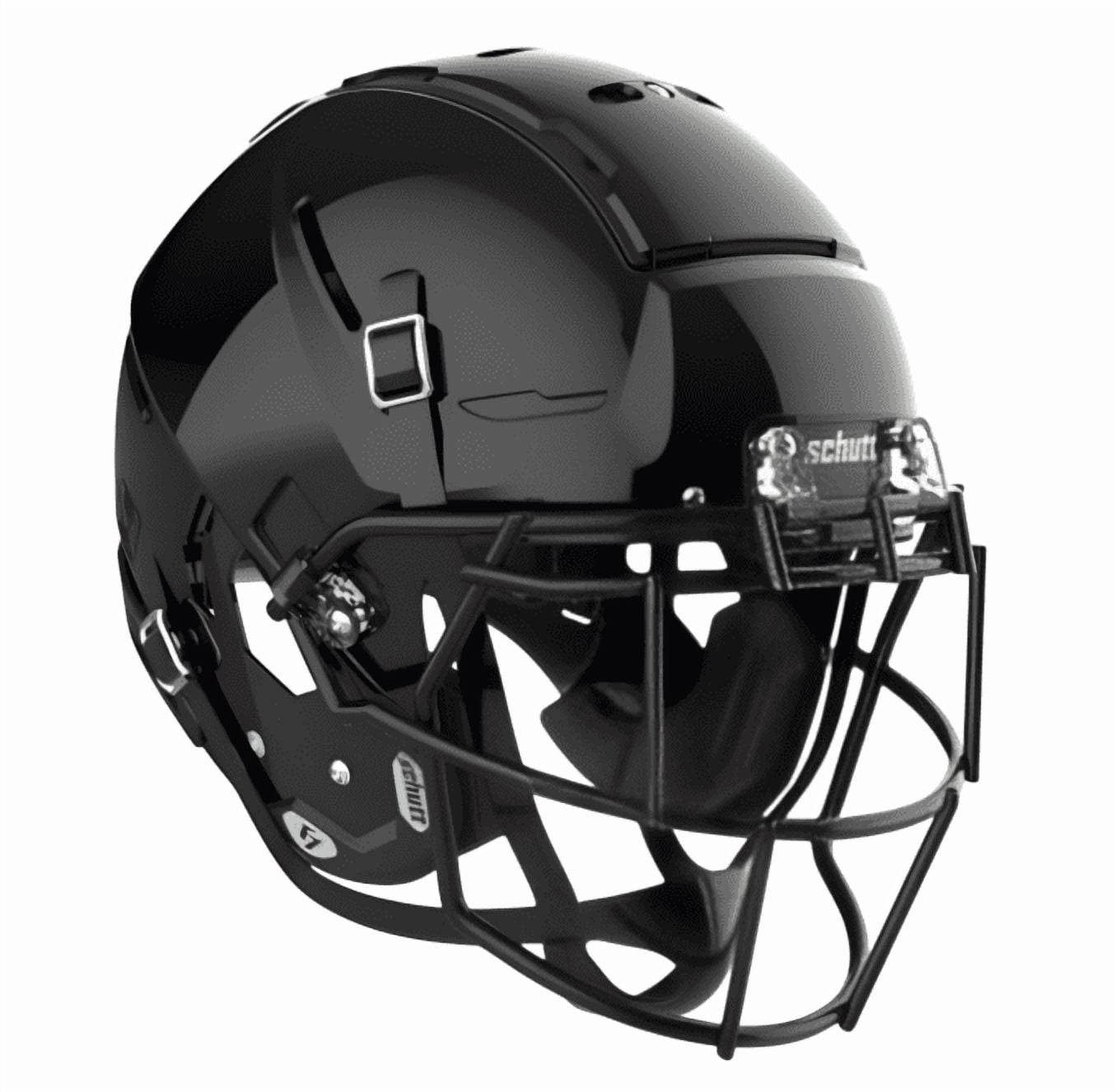 Schutt Youth F7 LX1 Football Helmet with attached Facemask, Size Youth Small, Black