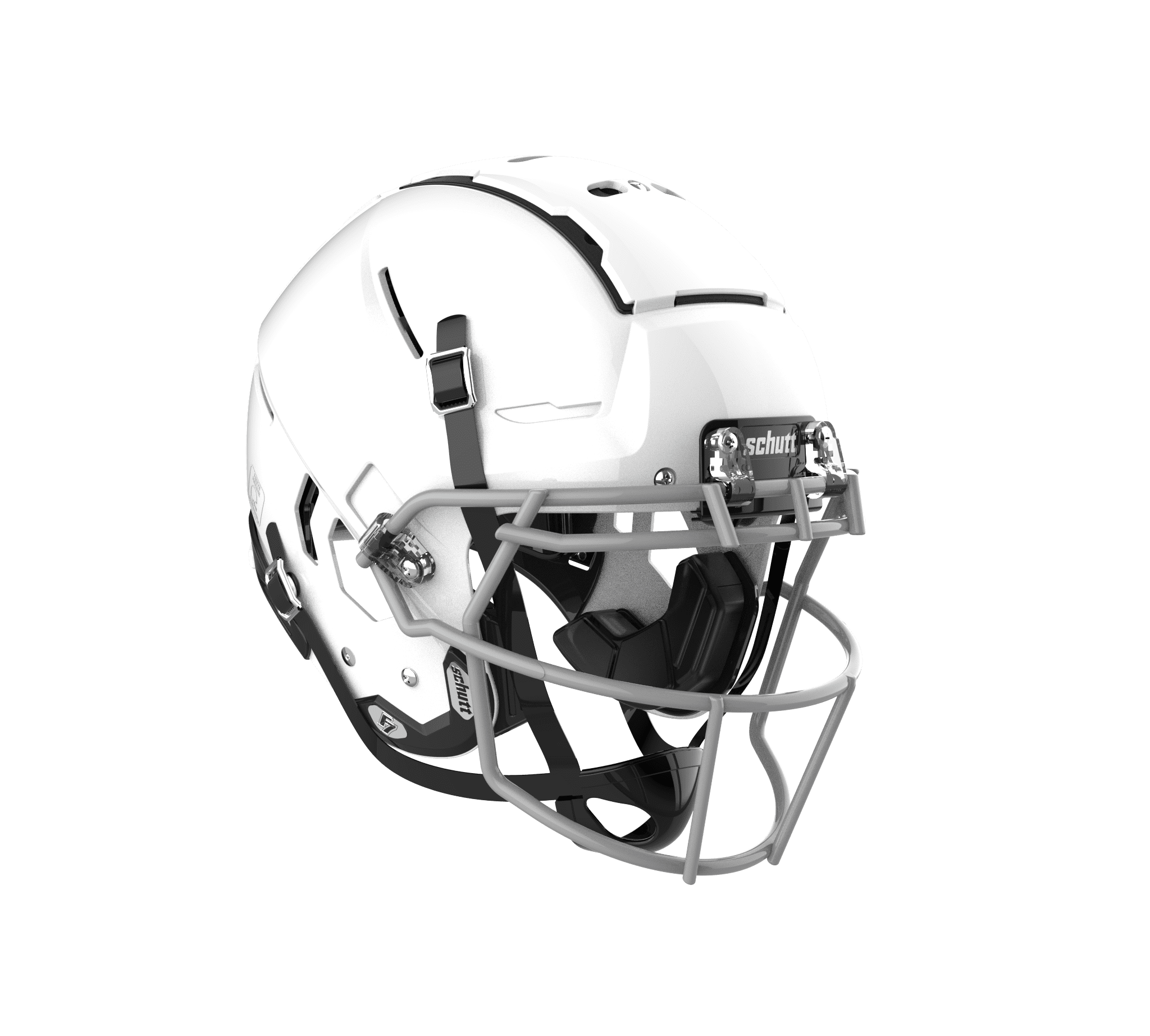 schutt ホワイト ヘルメット LARGE Schutt Football Helmet DNA Large Youth White Facemask FreeShip VTG