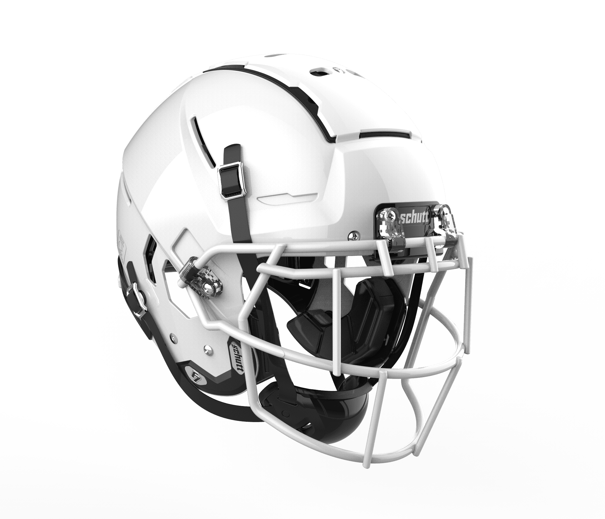 HELMET FB 208800 F7 VTD� M WH COLLEGIATE W/F7-F5� EGOP NB VC WH 208800400299302 F7 VTD COLLEGIATE HELMET