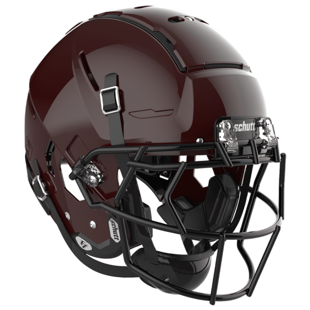 Schutt F7 2.0 Adult Football Helmet, Size Large, Maroon