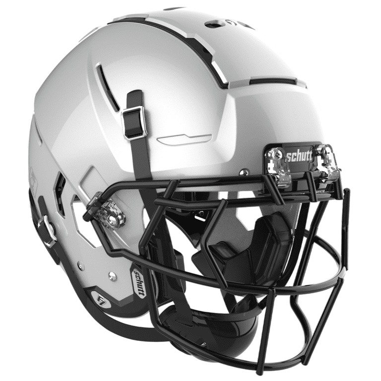 Schutt F7 2.0 Adult Football Helmet, Size X-Large, Metallic Silver