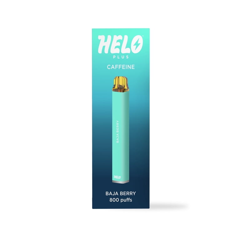 MELO HELO Plus Caffeine Diffuser, Baja Berry, 800 Puffs, Vegan,  Aromatherapy