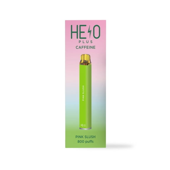 HELO Plus Caffeine Diffuser, Pink Slush - 800 Puffs | 0% Nicotine, Vegan, Sugar-Free, Gluten-Free Aromatherapy