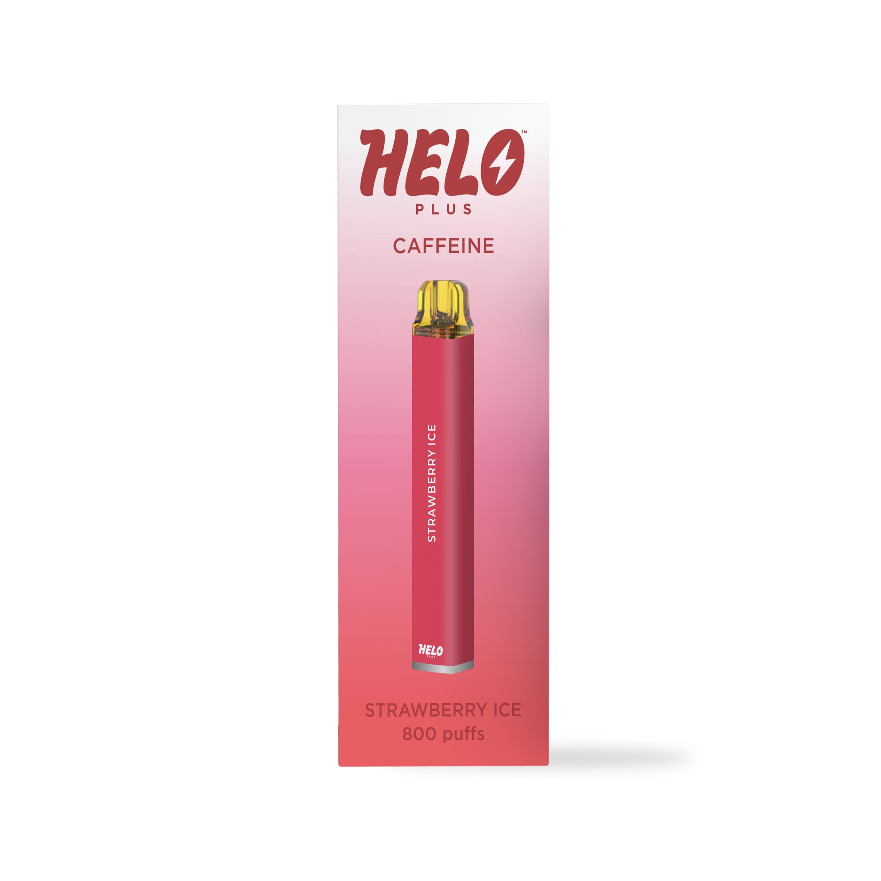 HELO Plus Caffeine Diffuser, Strawberry Ice - 800 Puffs | 0% Nicotine,  Vegan, Sugar-Free, Gluten-Free Aromatherapy